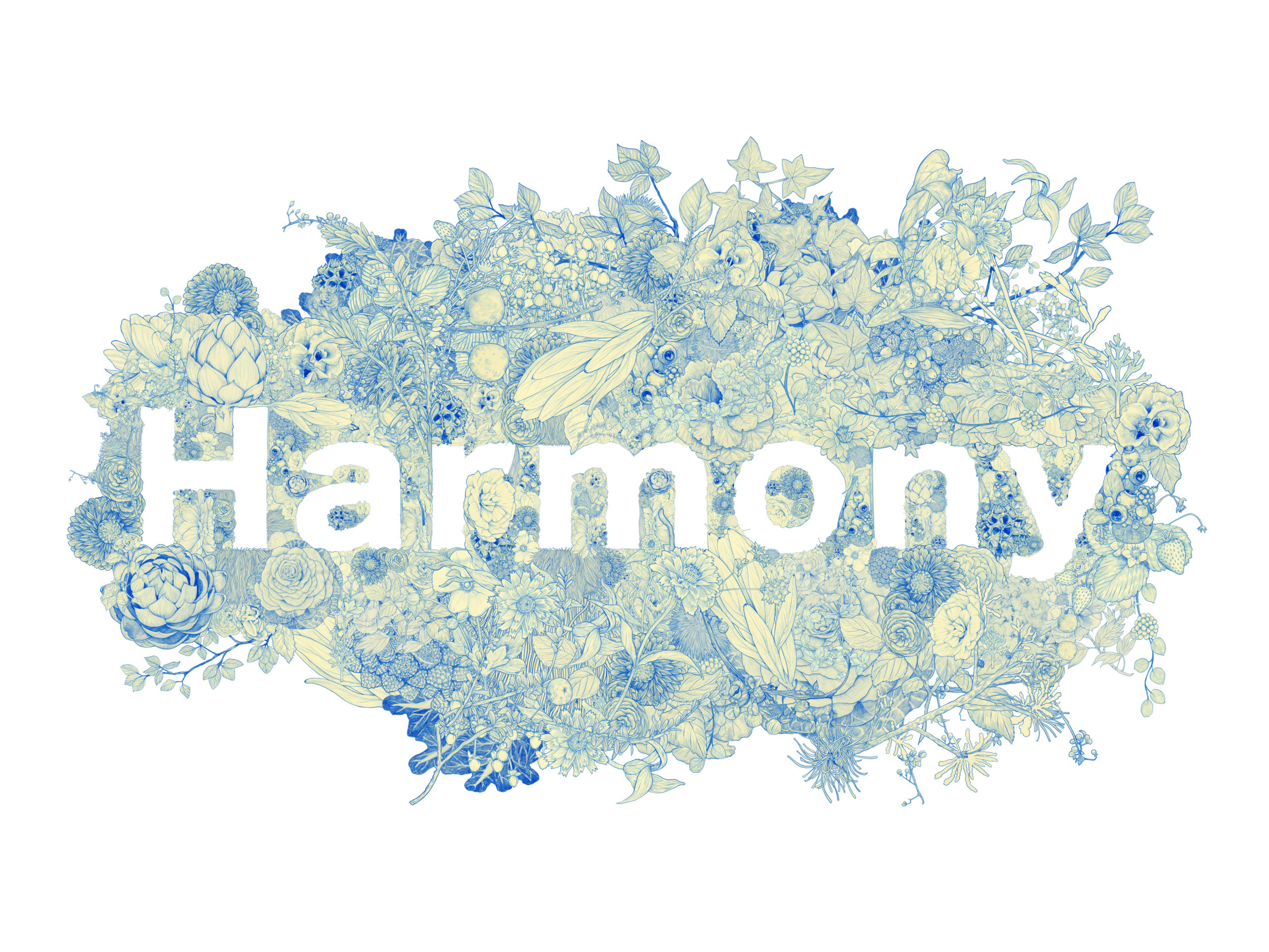 Harmony 1 ”あたまのうえで浮遊する” ／ 1455✖️ 897mm／for solo show『Harmony ／my melody , your melody』at hpgrp gallery Tokyo Aoyama
