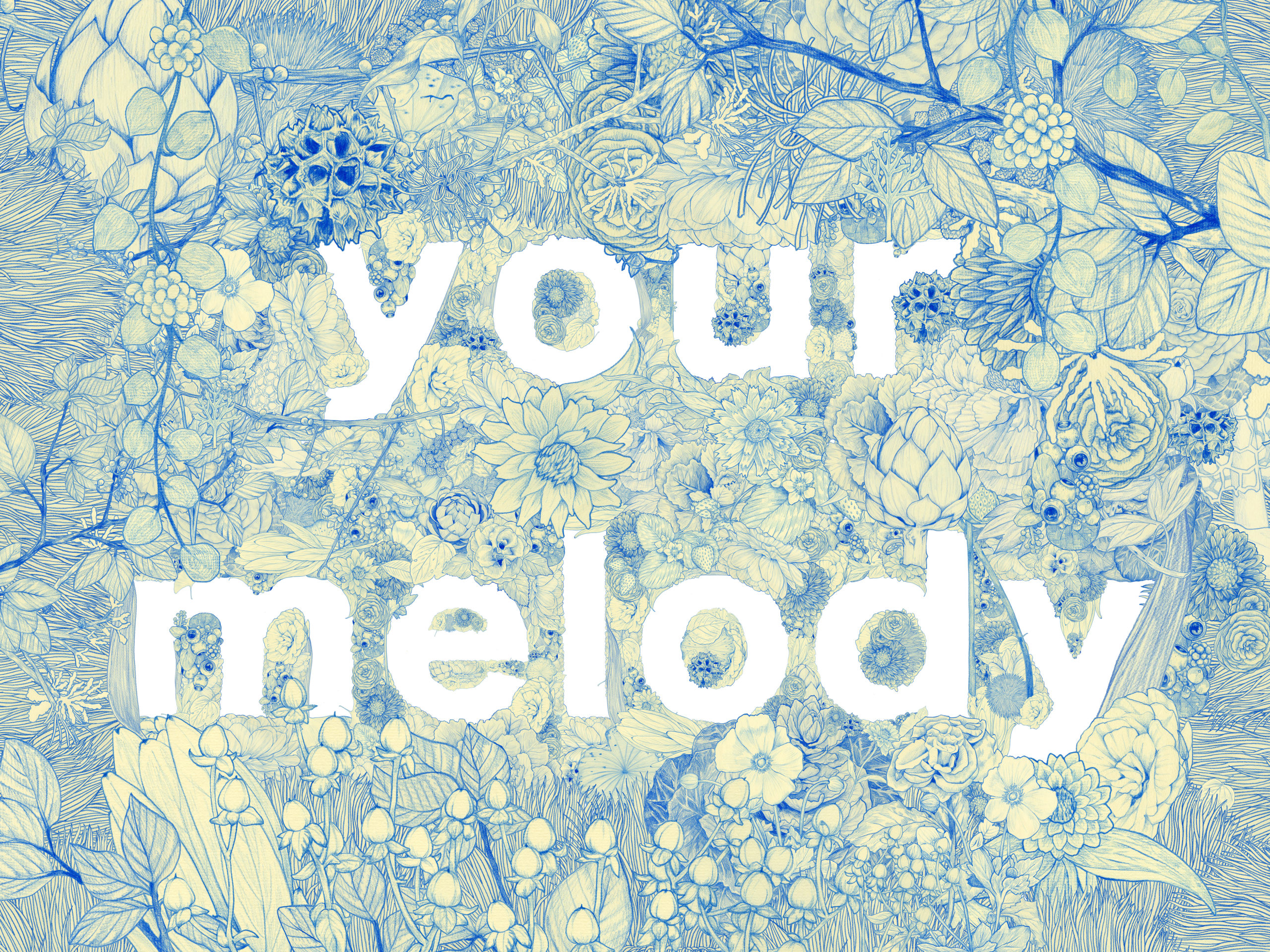 your melody ; あなたのための旋律／ 530✖️410mm／for solo show『Harmony ／my melody , your melody』at hpgrp gallery Tokyo Aoyama