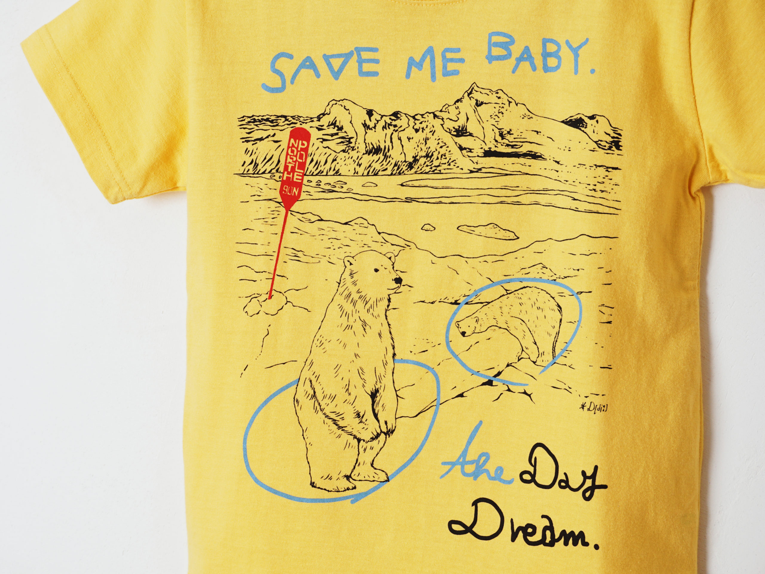 SAVE ME BABY. papa,mama,child for family Tee／THE DAY DREAM & C.C.CROSS
