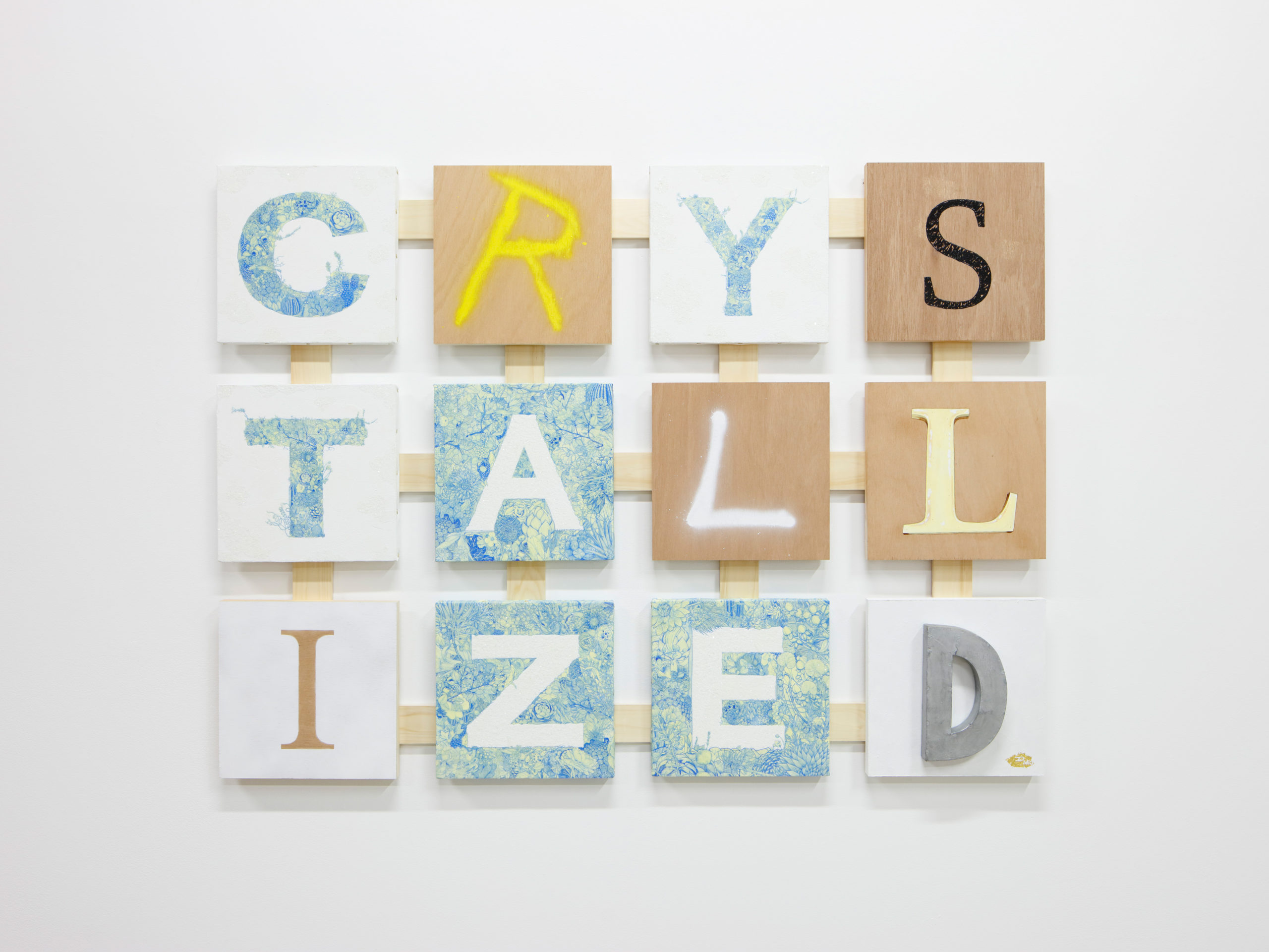 CRYSTALLIZED／ 1272✖️939mm／for solo show『Crystallized Points of View』at hpgrp gallery Tokyo Aoyama