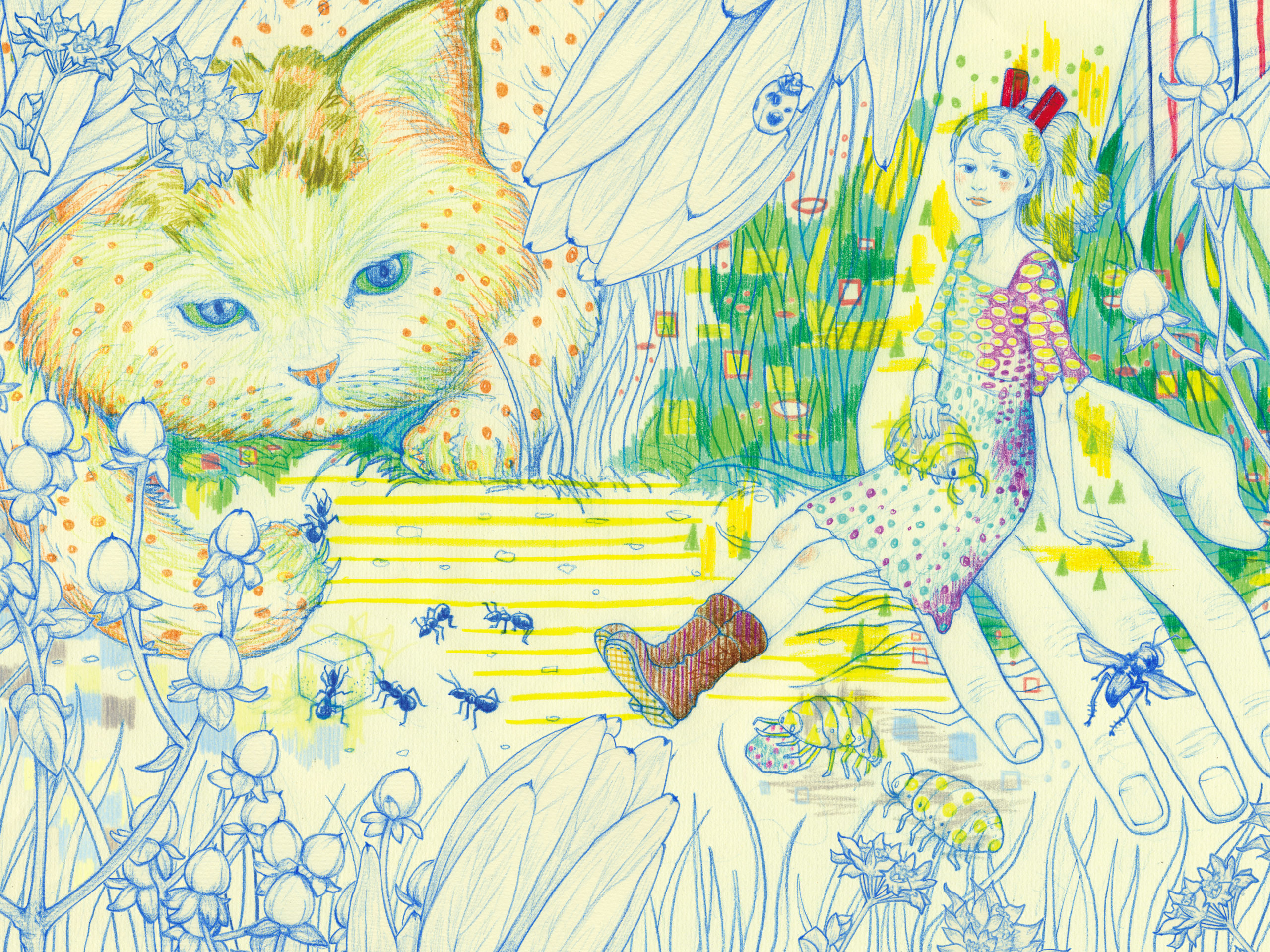 Arrietty guide Book ／ 少年と少女の１週間 借りぐらしのアリエッティ　ガイドブック（KADOKAWA) ／ Wonder Color Pencil