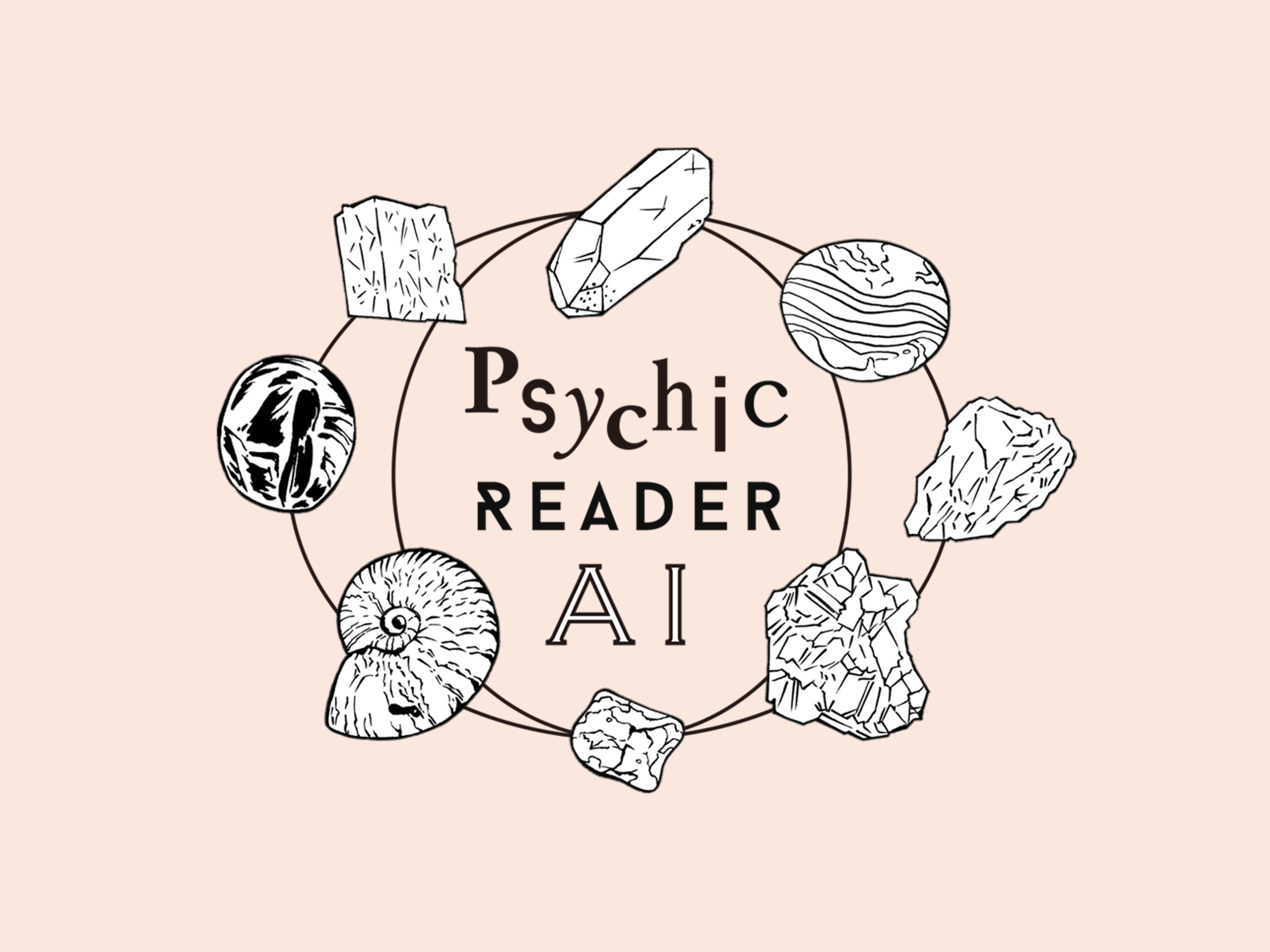 Phychic READER AI : logo design